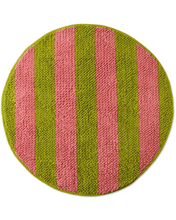 Pear Pie Round Bath Mat