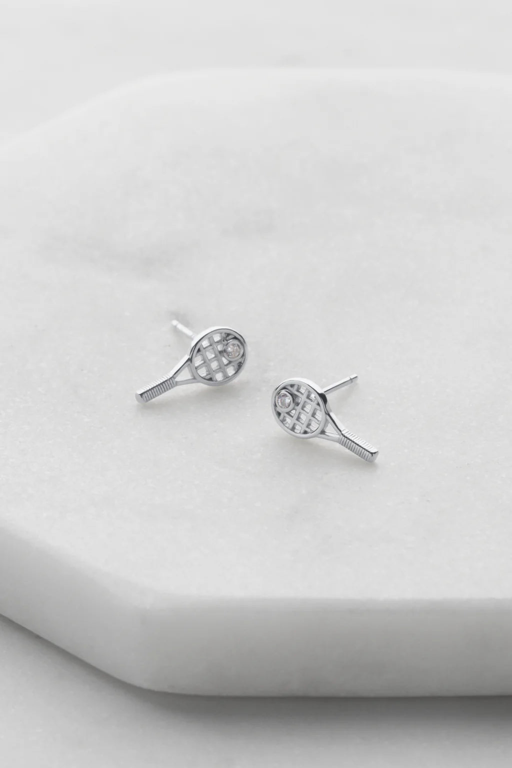 Tennis Stud - Silver