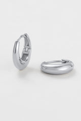 Cleo Hoop Medium Silver