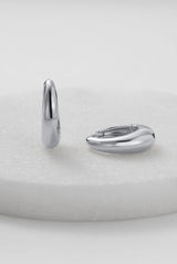 Cleo Hoop Medium - Silver