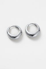 Cleo Hoop Medium - Silver