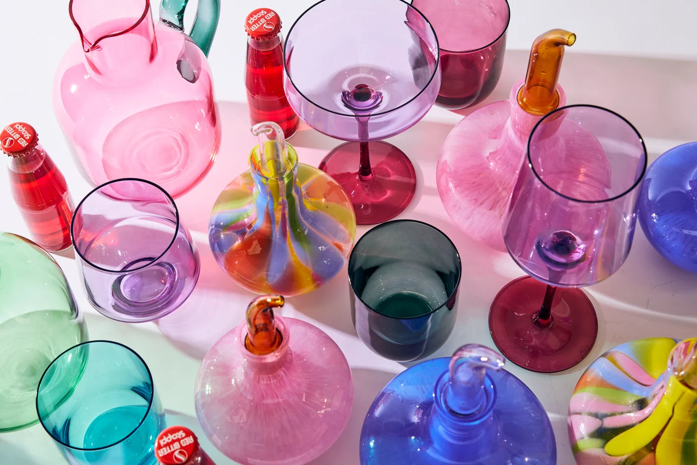 Lilac Fiesta Carafe & Glass