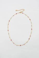 Charlotte Necklace - Pink