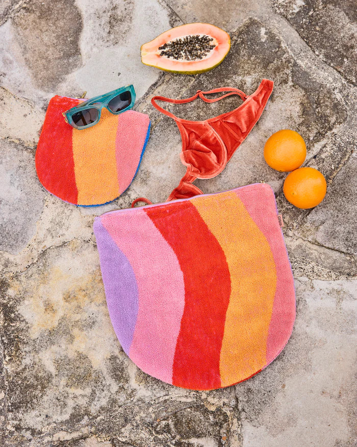 Surfs Up Terry Beach Carry All Pouch