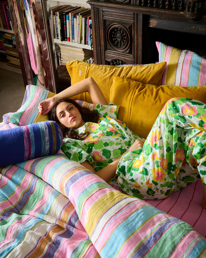 Tangier Days Linen Quilt Cover