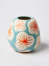 Pollen White Hibiscus Vase