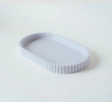Scalloped Trinket Tray - White