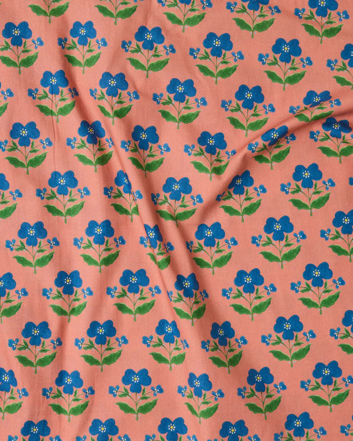 Kip & Co x Anna Spiro Indian Summer Rose Organic Cotton Fitted Sheet