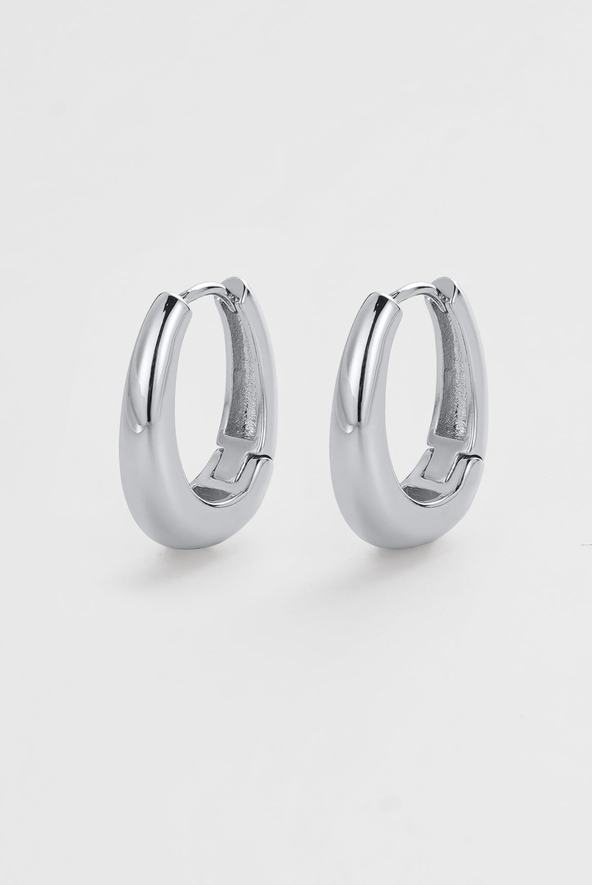 Pia Hoop Medium - Silver