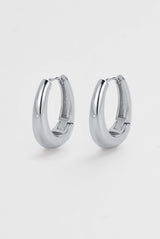 Pia Hoop Medium - Silver