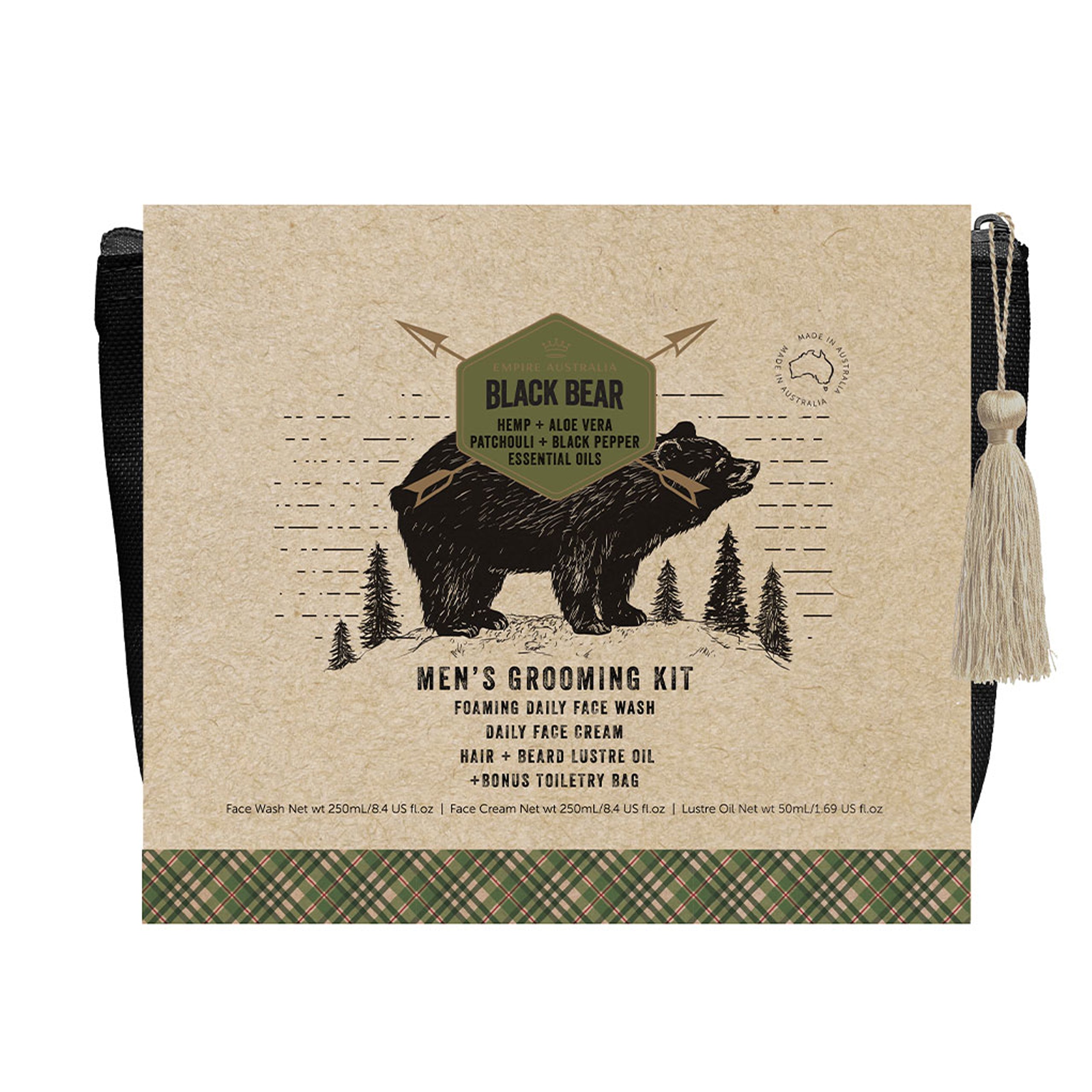 Black Bear Set Hemp & Aloe Vera