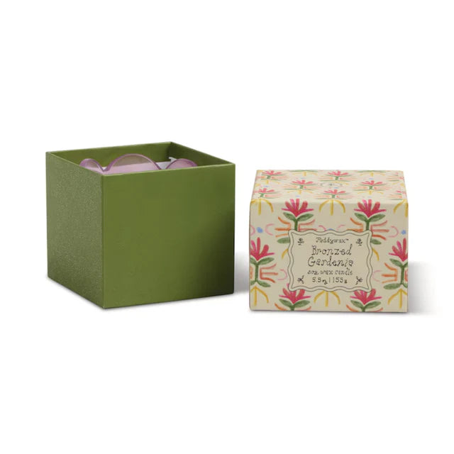 Tulip Glass Candle Bronzed Gardenia