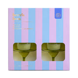 The Rue Margarita Glass - Set of 4 - Olive