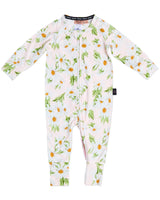 Sweet Daisy Organic Long Sleeve Zip Romper