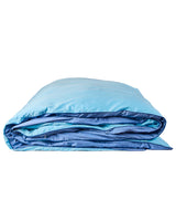 Glow In Blue Bamboo Cotton Quilt Cover - Queen