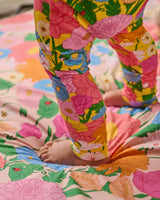 Follow The Sun Yellow Organic Drop Crotch Pant