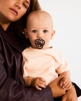 Studio Polka Pacifier 2pk - Baby Pink/Mocha