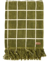 Avocado Check Resort Beach Towel