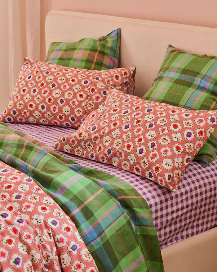 Floral Dreaming Organic Cotton Pillowcases - 2P Standard Set