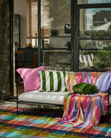 Sunset Delight Woven Cushion