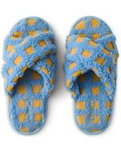 Load image into Gallery viewer, Ocean Shores Check Sherpa Adult Slippers
