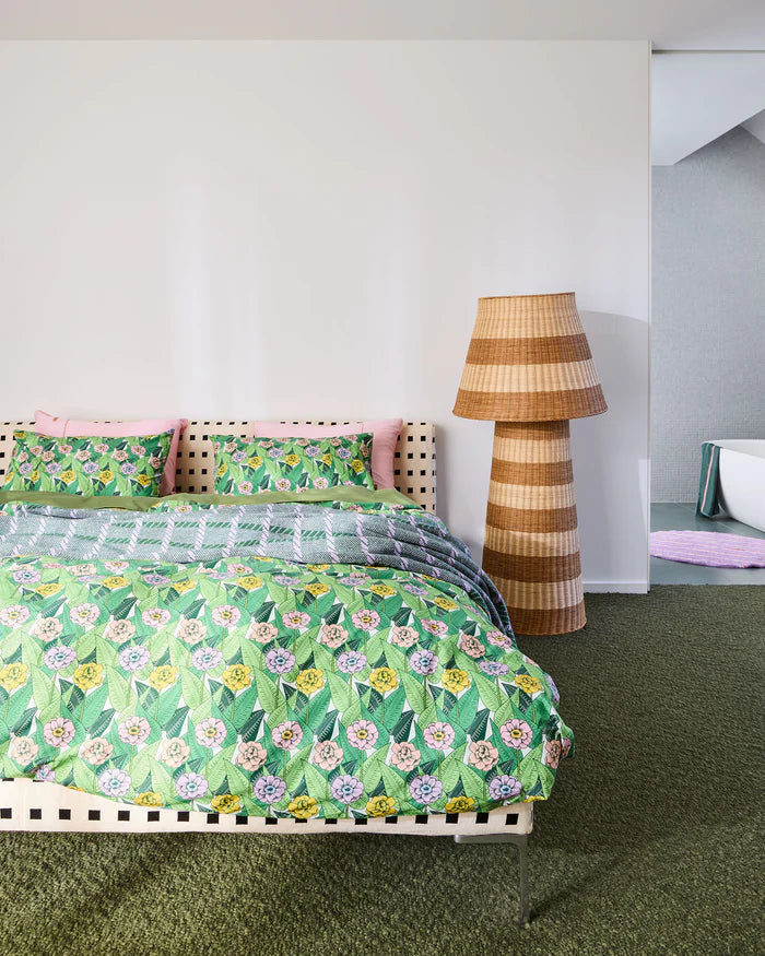 The Alpine Violet Check Blanket