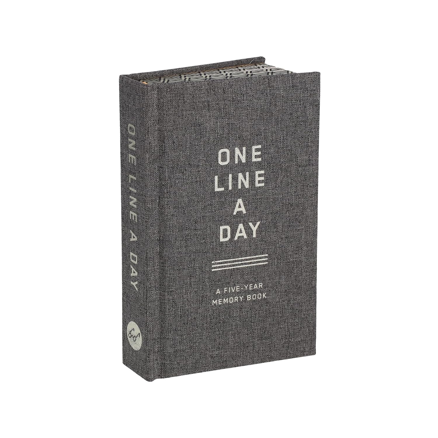 Charcoal Canvas One Line a Day: A Five-Year Memory Book