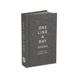 Charcoal Canvas One Line a Day: A Five-Year Memory Book
