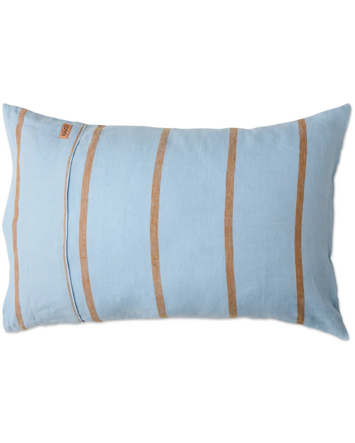 Como Stripe Linen Pillowcases