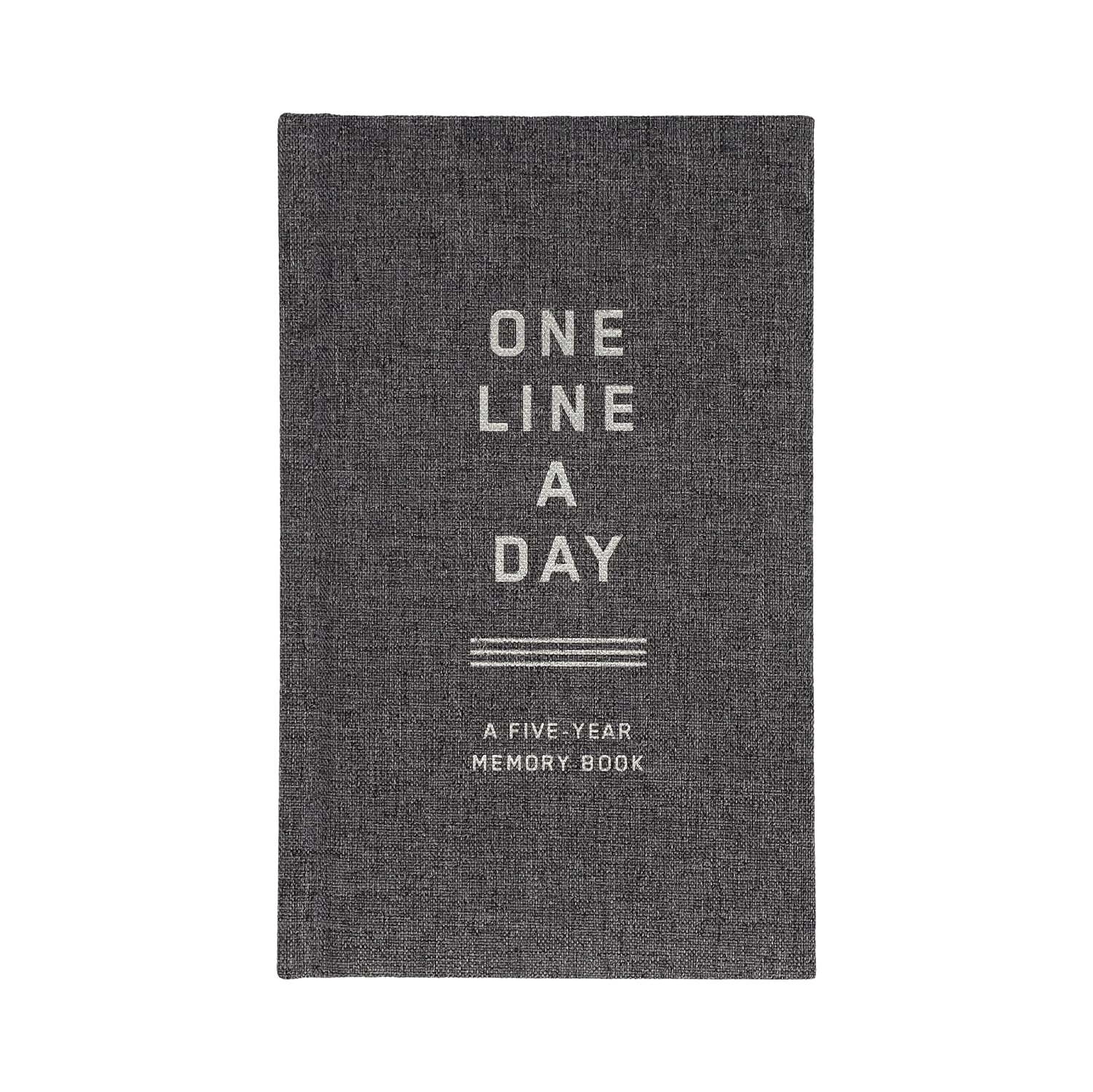 Charcoal Canvas One Line a Day: A Five-Year Memory Book