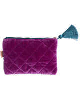 Wild Grape Velvet Cosmetics Purse