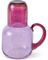 Lilac Fiesta Carafe & Glass