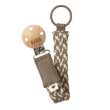 Pacifier Clip - Dark Oak/Vanilla