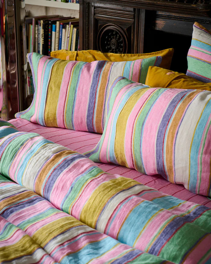 Tangier Days Linen Pillowcases - 2P Standard Set