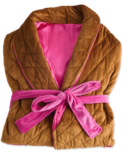 Pecan Delight Velvet Robe