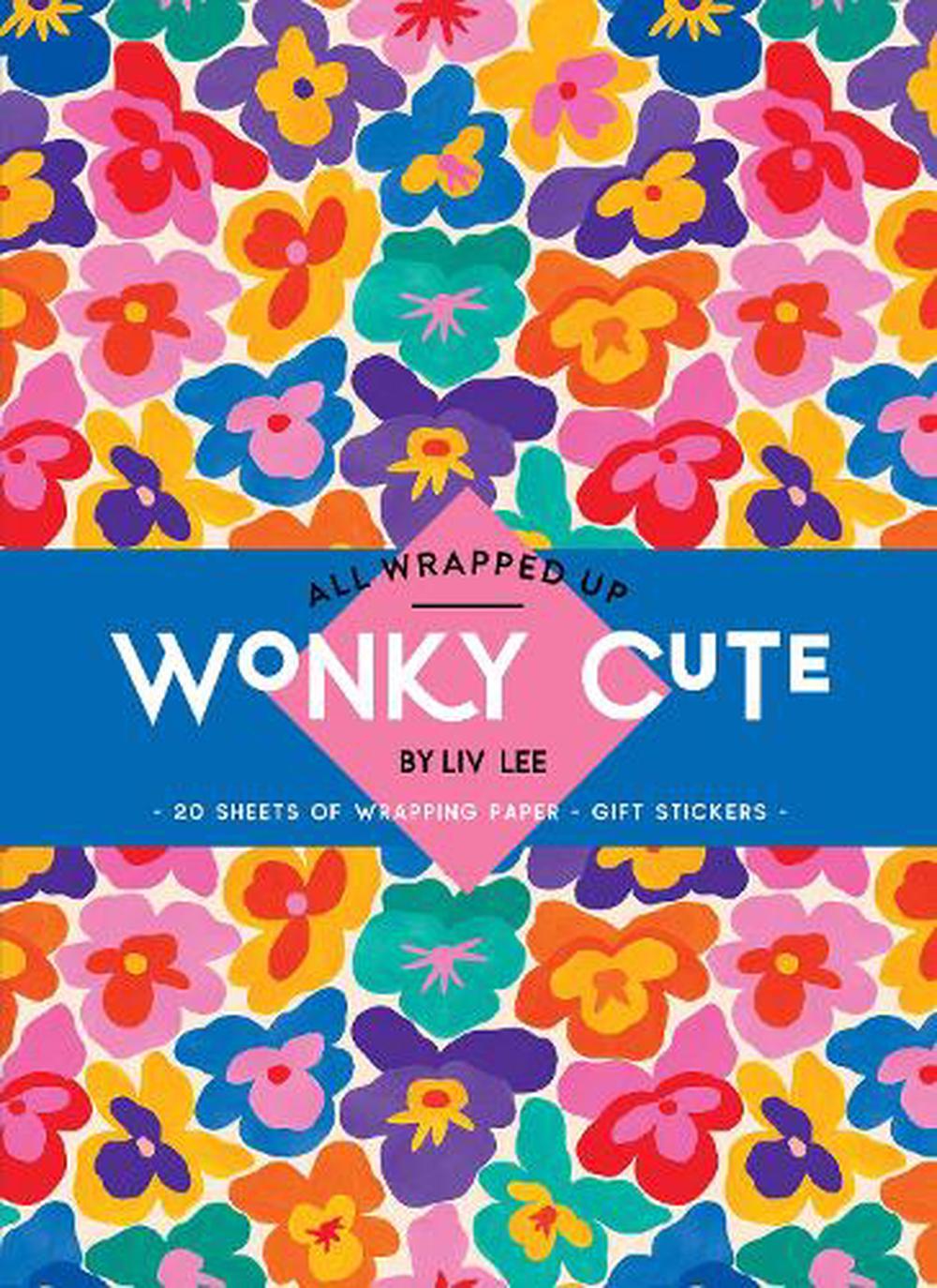 Wonky Cute by Liv Lee Wrapping Paper Book