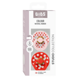 Studio Polka Pacifier 2pk - Blossom/Candy Apple
