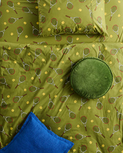 Campsite Velvet Pea Cushion