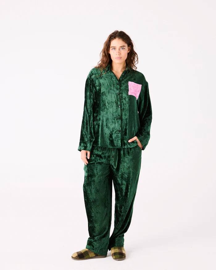 Candy Pine Adult Velvet Pyjama Set
