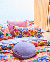 Sunset Delight Woven Cushion