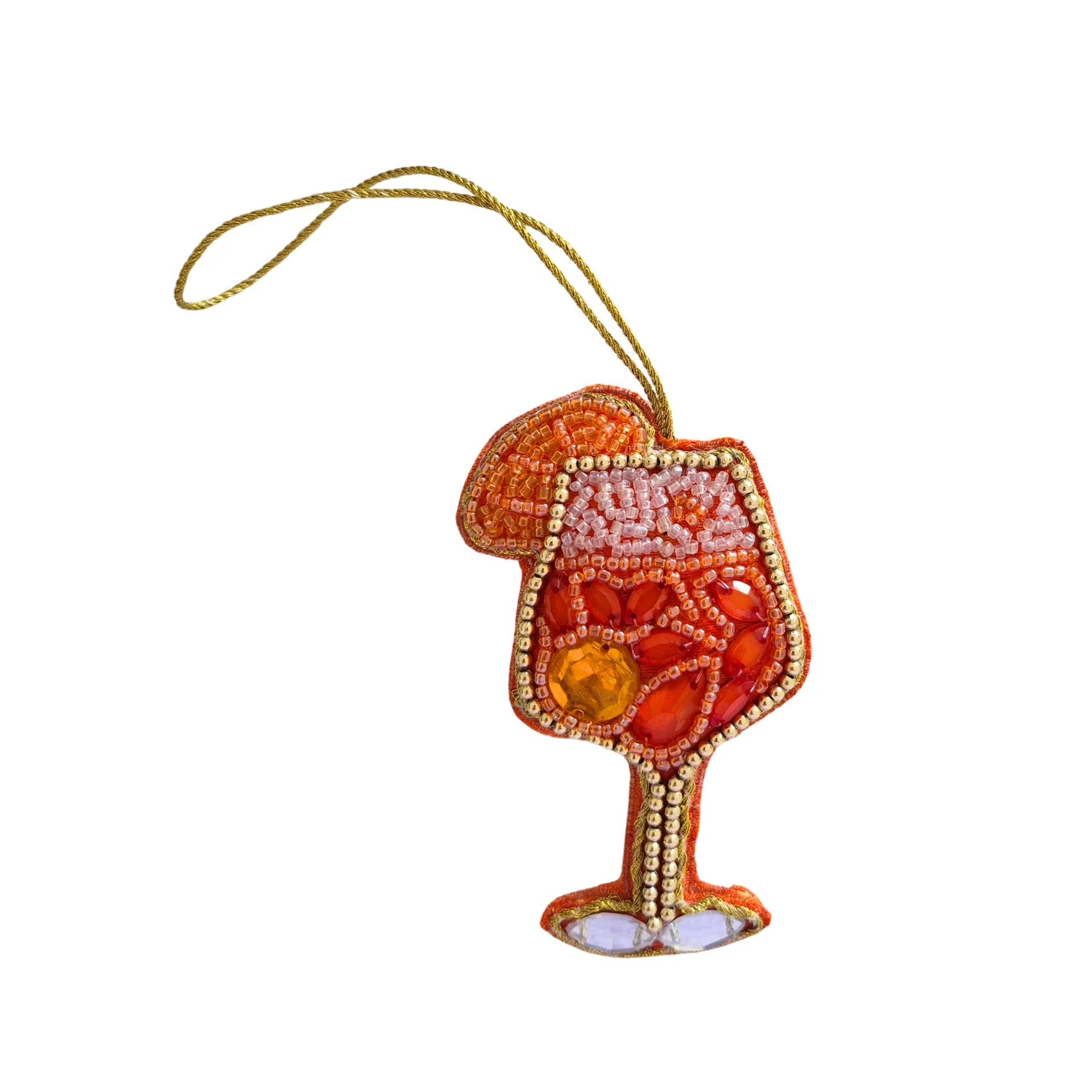 Cheers to Christmas Beaded Decoration