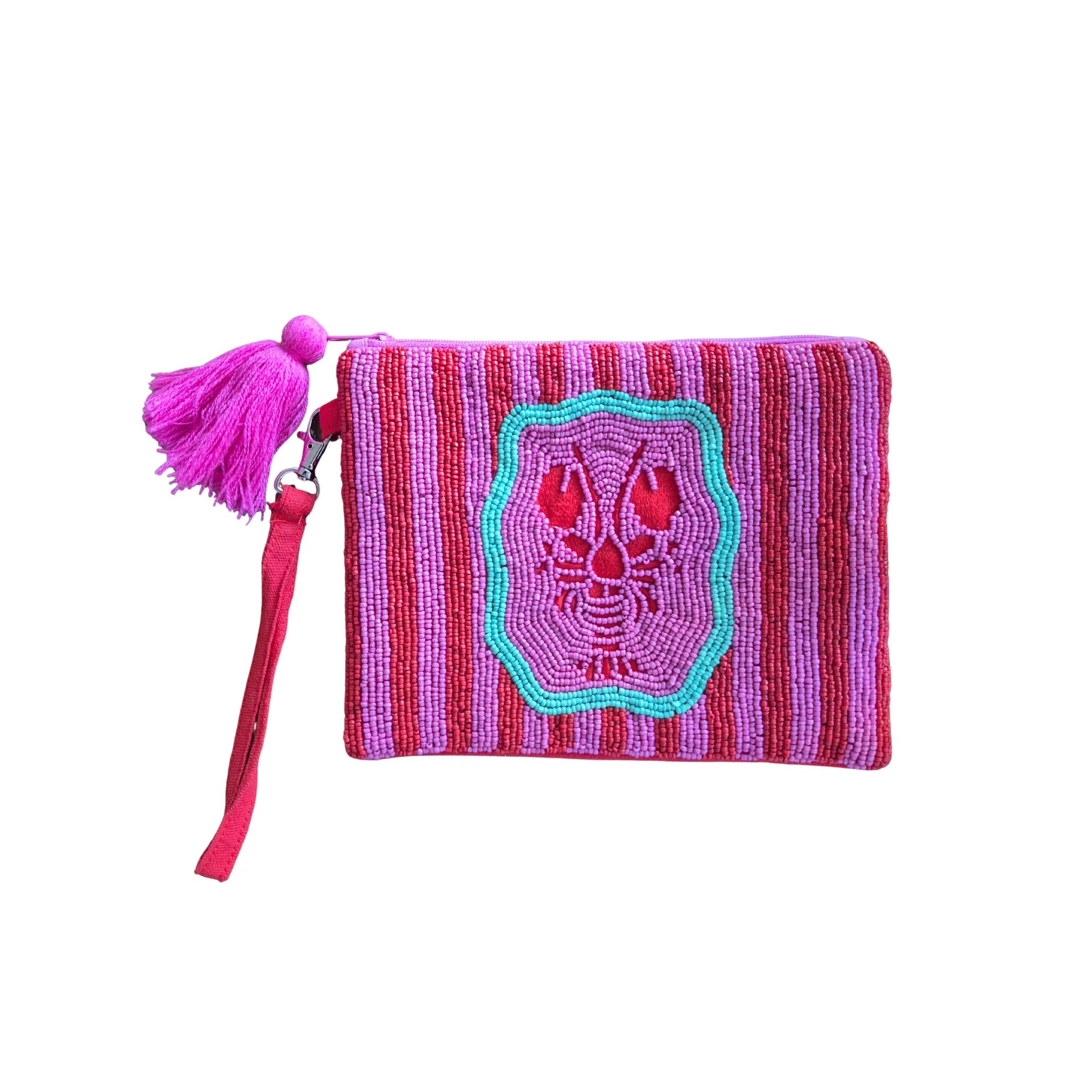 Lobster Love Beaded Clutch