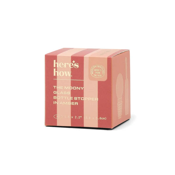 The Moony Glass Bottle Stopper