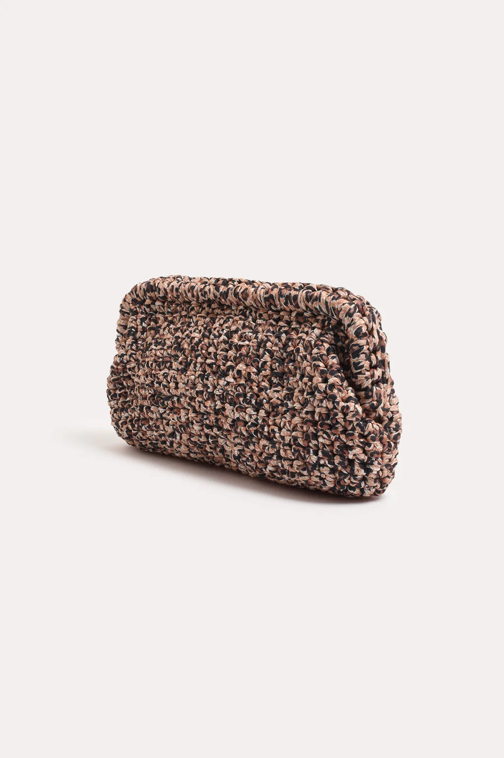 Multi Weave Framed Clutch
