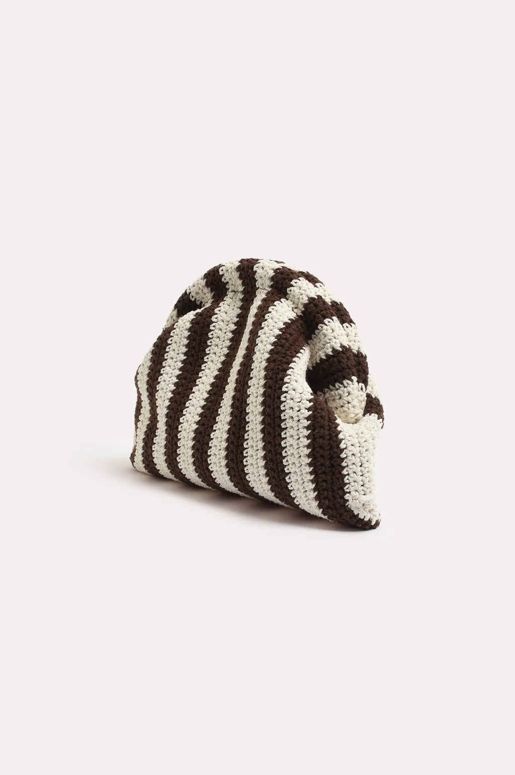 Striped Knit Event Clutch
