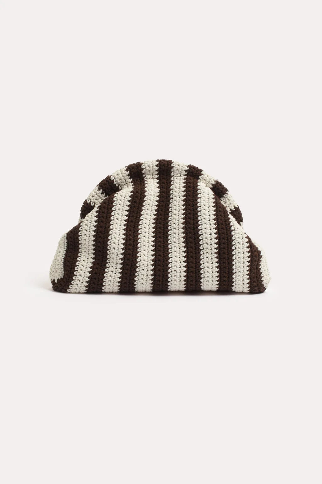 Striped Knit Event Clutch