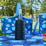 Wine Bottle Cooler - Stainless Steel - Black
