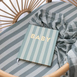 Baby Book Sage Stripe