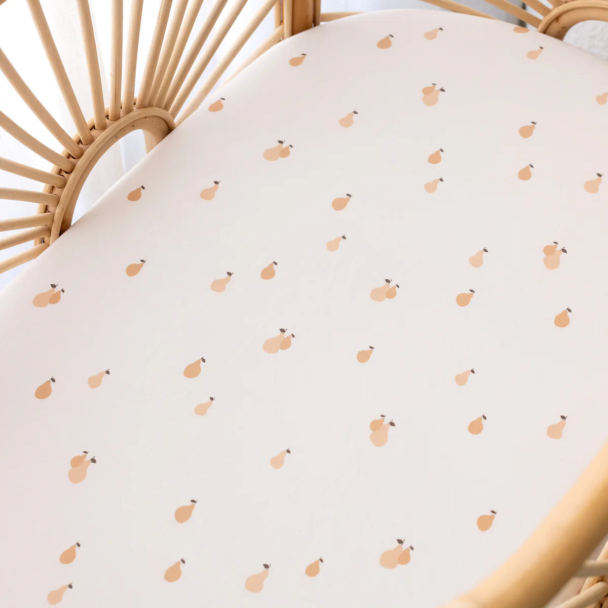 Golden Pears Organic Fitted Cot Sheet