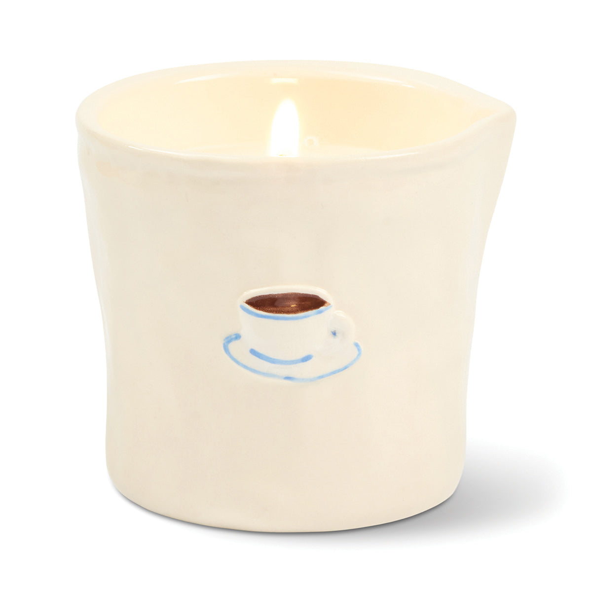 Bistro Ceramic Candle - Cappuccino
